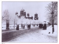 Skats uz Rīgas Kristus Piedzimšanas katedrāli ziemā 